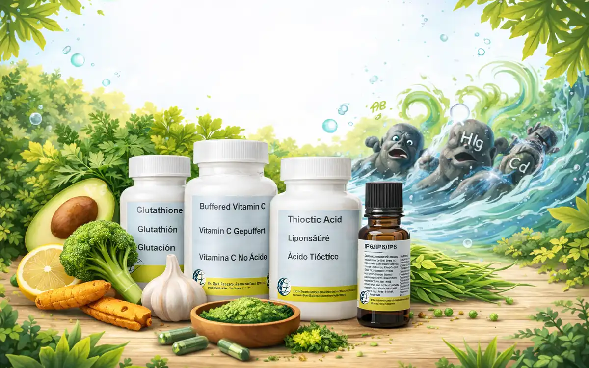 Cure de nettoyage des métaux lourds